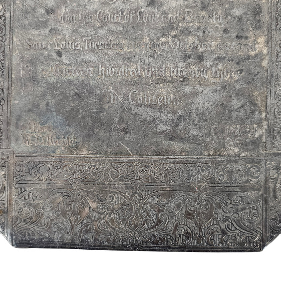 VTG metal engraved invitation Veiled Prophet Ball 1923 St. Louis - Picture 9 of 11